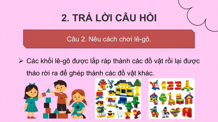 Giáo án điện tử tiếng Việt 2 kết nối Bài 22: Tớ là lê-gô