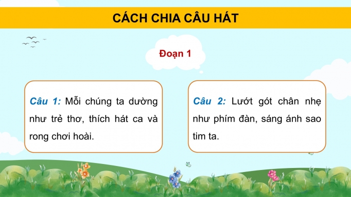 Giáo án điện tử Âm nhạc 9 chân trời Bài 9: Hát Bay đến ước mơ, Nhạc cụ thể hiện tiết tấu