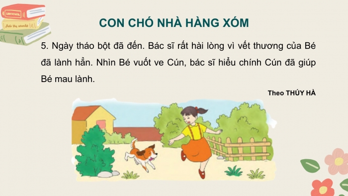 Giáo án điện tử Tiếng Việt 2 cánh diều Bài 20: Con chó nhà hàng xóm