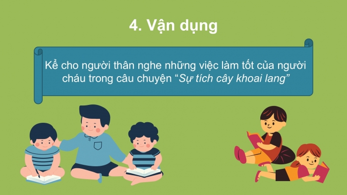 Giáo án điện tử Tiếng Việt 2 kết nối Bài 7: Kể chuyện Sự tích cây khoai lang