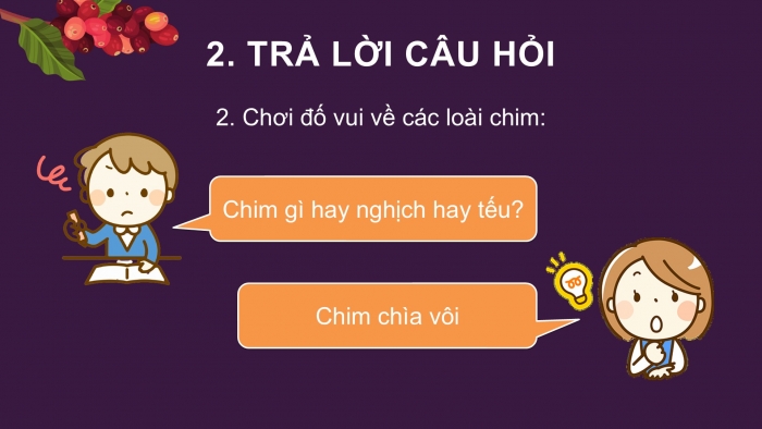 Giáo án điện tử Tiếng Việt 2 kết nối Bài 9: Vè chim