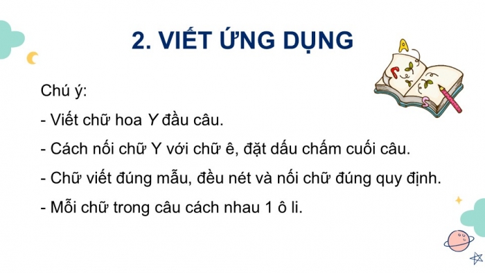 Giáo án điện tử Tiếng Việt 2 kết nối Bài 15: Chữ hoa Y