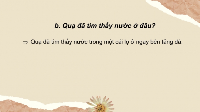 Giáo án điện tử Tiếng Việt 2 cánh diều Bài 24: Nghe – kể Con quạ thông minh