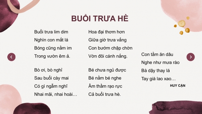 Giáo án điện tử Tiếng Việt 2 cánh diều Bài 28: Buổi trưa hè