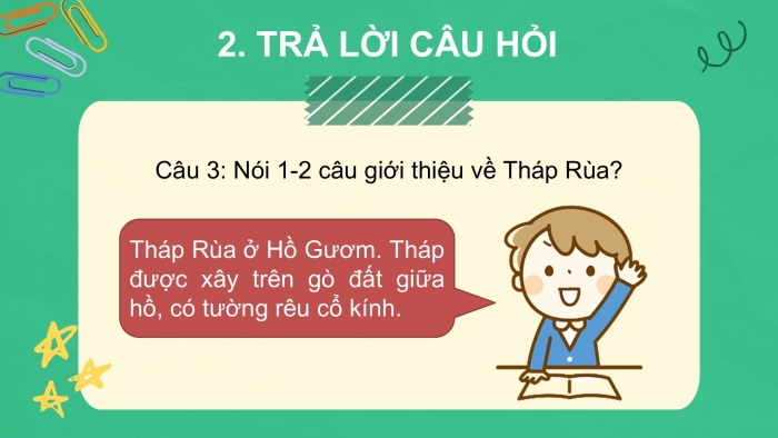 Giáo án điện tử Tiếng Việt 2 kết nối Bài 29: Hồ Gươm