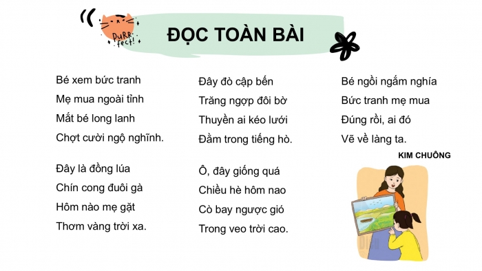 Giáo án điện tử Tiếng Việt 2 cánh diều Bài 30: Bé xem tranh