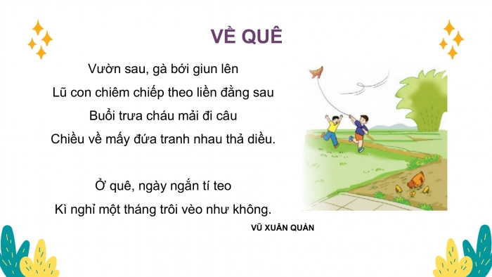 Giáo án điện tử Tiếng Việt 2 cánh diều Bài 31: Về quê