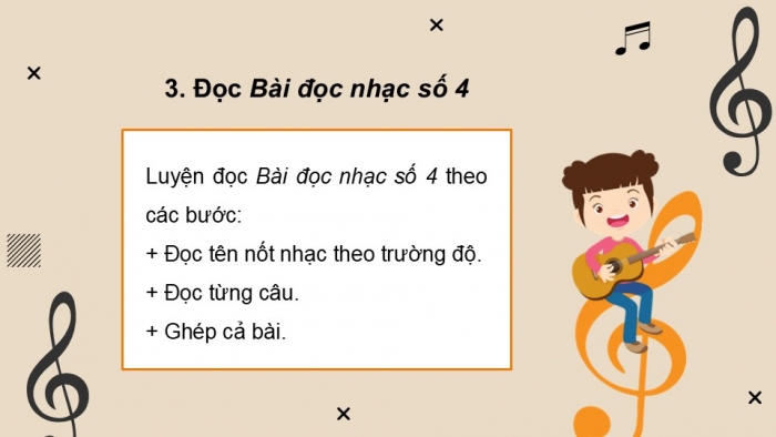 Giáo án điện tử Âm nhạc 9 chân trời Bài 12: Đọc nhạc Bài đọc nhạc số 4