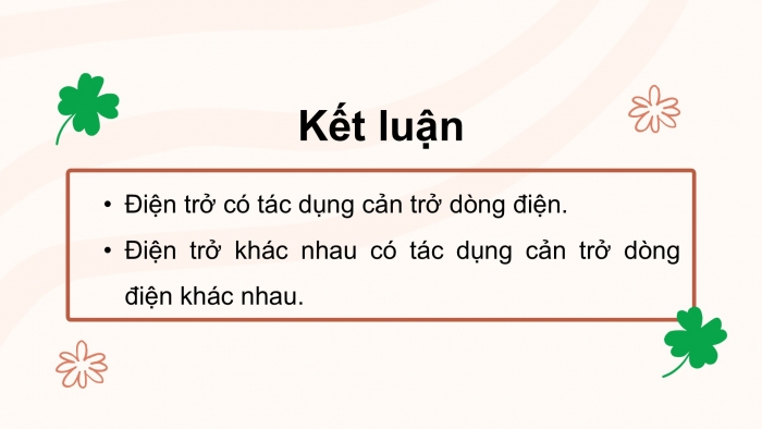 Giáo án điện tử KHTN 9 kết nối - Phân môn Vật lí Bài 11: Điện trở. Định luật Ohm