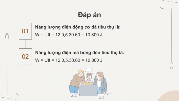 Giáo án điện tử KHTN 9 kết nối - Phân môn Vật lí Bài 13: Năng lượng của dòng điện và công suất điện