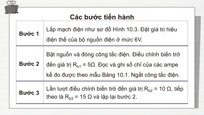 Giáo án điện tử KHTN 9 chân trời - Phân môn Vật lí Bài 10: Đoạn mạch song song