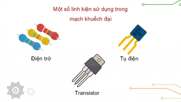 Giáo án điện tử Công nghệ 12 Điện - Điện tử Cánh diều Bài 18: Mạch xử lí tín hiệu tương tự