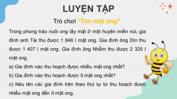 Giáo án điện tử toán 3 cánh diều bài: So sánh các số trong phạm vi 100000