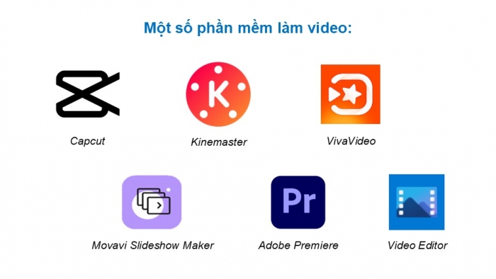 Giáo án điện tử Tin học 9 chân trời Bài 6B: Phần mềm làm video