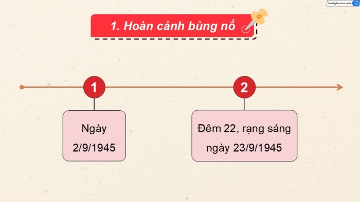 Giáo án điện tử Lịch sử 9 chân trời Bài 14: Xây dựng và bảo vệ chính quyền nước Việt Nam Dân chủ Cộng hòa (từ tháng 9 - 1945 đến tháng 12 - 1946) (P2)