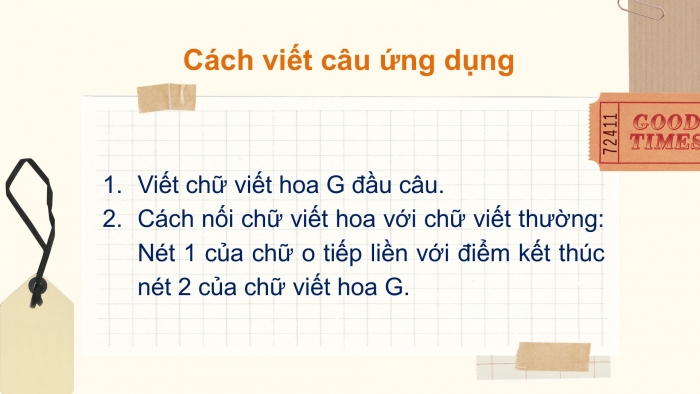 Giáo án điện tử Tiếng Việt 2 chân trời Bài 1: Viết chữ hoa G, Từ chỉ hoạt động, Câu kiểu Ai làm gì?