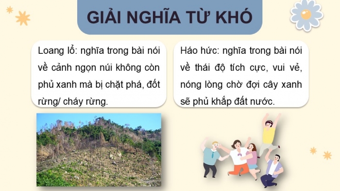 Giáo án điện tử Tiếng Việt 5 chân trời Bài 3: Mùa xuân em đi trồng cây