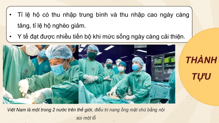 Giáo án điện tử Lịch sử 12 kết nối Bài 11: Thành tựu cơ bản và bài học của công cuộc Đổi mới ở Việt Nam từ năm 1986 đến nay (P2)