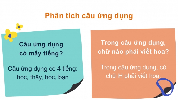 Giáo án điện tử Tiếng Việt 2 chân trời Bài 3: Viết chữ hoa H, Từ chỉ hoạt động, chỉ tình cảm, Câu kiểu Ai thế nào?