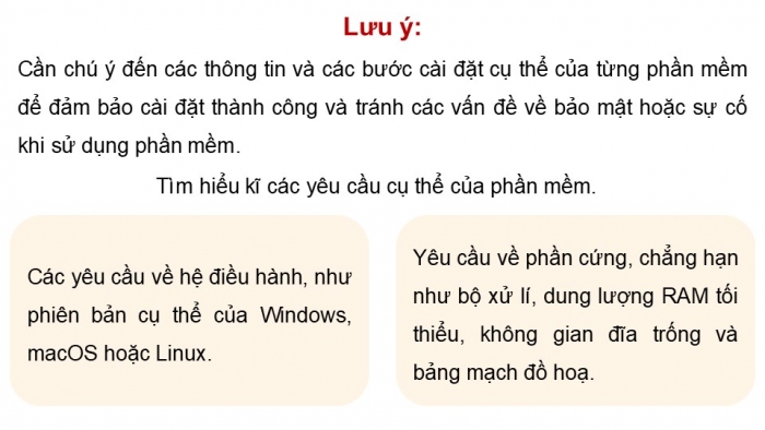 Giáo án điện tử chuyên đề Tin học ứng dụng 12 kết nối Bài 6: Cài đặt và gỡ bỏ phần mềm