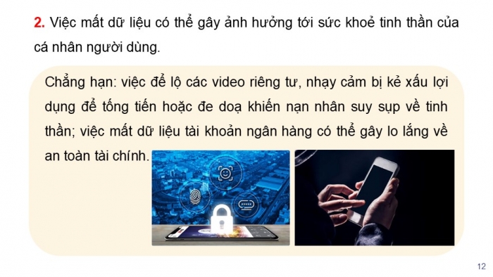 Giáo án điện tử chuyên đề Tin học ứng dụng 12 kết nối Bài 8: Bảo đảm an toàn dữ liệu