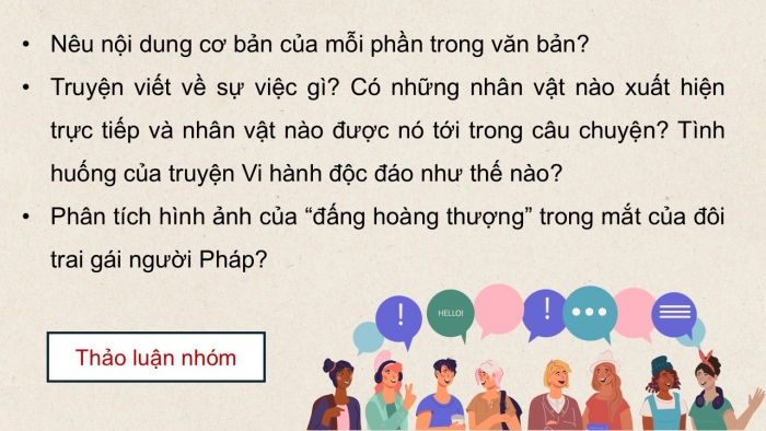 Giáo án điện tử Ngữ văn 12 cánh diều Bài 6: 