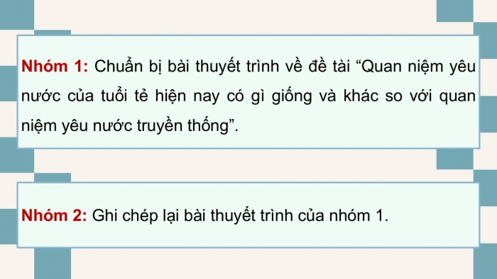 Giáo án điện tử Ngữ văn 12 cánh diều Bài 6: Nghe thuyết trình một vấn đề xã hội