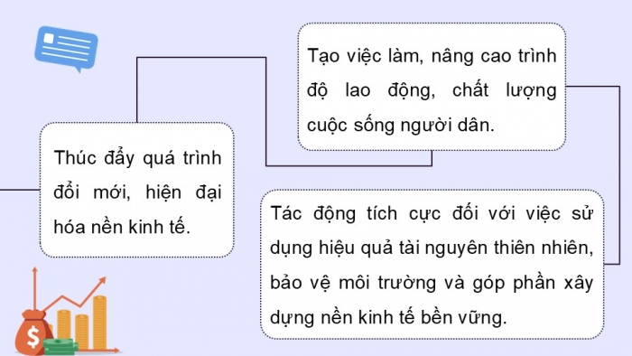 Giáo án điện tử Địa lí 12 kết nối Bài 19: Vai trò, các nhân tố ảnh hưởng đến sự phát triển và phân bố các ngành dịch vụ