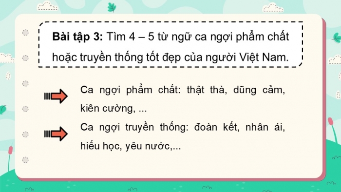 Giáo án điện tử Tiếng Việt 5 chân trời Bài 8: Mở rộng vốn từ Đất nước