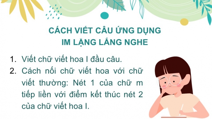 Giáo án điện tử Tiếng Việt 2 chân trời Bài 1: Viết chữ hoa I, Từ chỉ đặc điểm, Dấu chấm hỏi