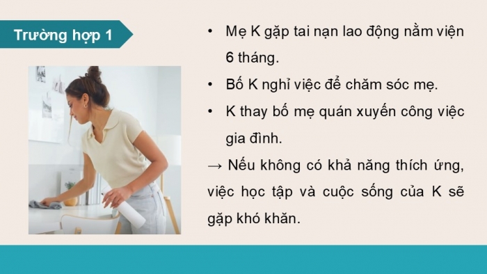 Giáo án điện tử Công dân 9 chân trời Bài 7: Thích ứng với thay đổi