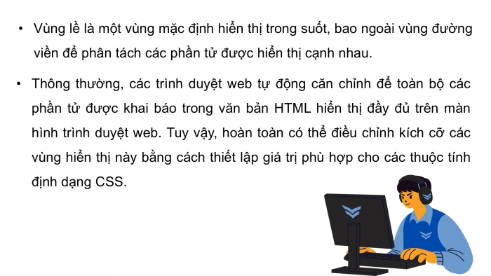 Giáo án điện tử Tin học ứng dụng 12 cánh diều Bài 11: Mô hình hộp, bố cục trang web