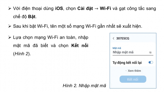 Giáo án điện tử Tin học ứng dụng 12 cánh diều Bài 2: Thực hành theo nhóm Kết nối các thiết bị không dây cho ứng dụng