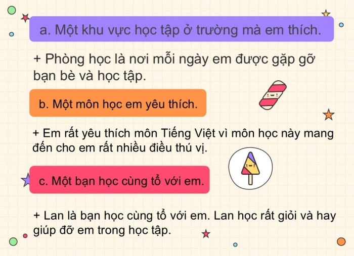 Giáo án điện tử Tiếng Việt 2 chân trời Bài 2: Mở rộng vốn từ Trường học, Nói và đáp lời chia buồn, lời chia tay