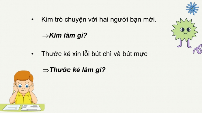 Giáo án điện tử Tiếng Việt 2 chân trời Bài 4: Mở rộng vốn từ Trường học (tiếp theo), Đọc – kể Chuyện của thước kẻ