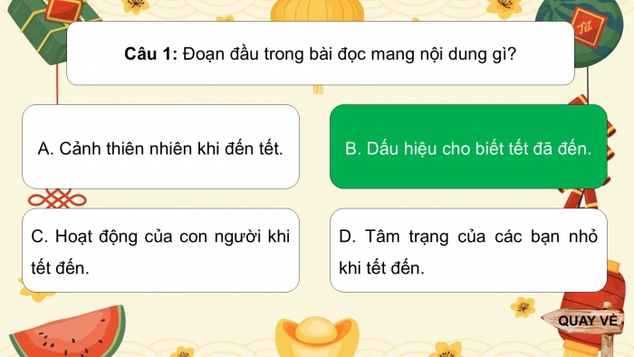 Giáo án PPT dạy thêm Tiếng Việt 5 chân trời bài 1: Bài đọc Tết nhớ thương. Luyện từ và câu Đại từ. Luyện tập viết báo cáo công việc