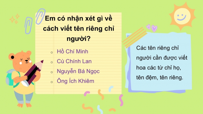 Giáo án điện tử Tiếng Việt 2 chân trời Ôn tập cuối học kì I - Ôn tập 1 (Tiết 2)