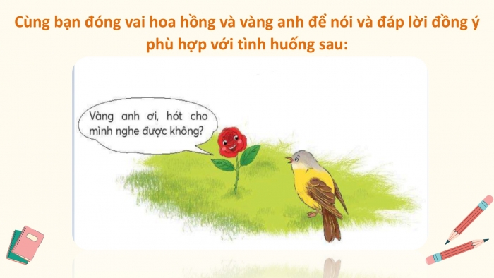 Giáo án điện tử Tiếng Việt 2 chân trời Bài 2: Mở rộng vốn từ Thiên nhiên, Nói và đáp lời đồng ý, lời không đồng ý