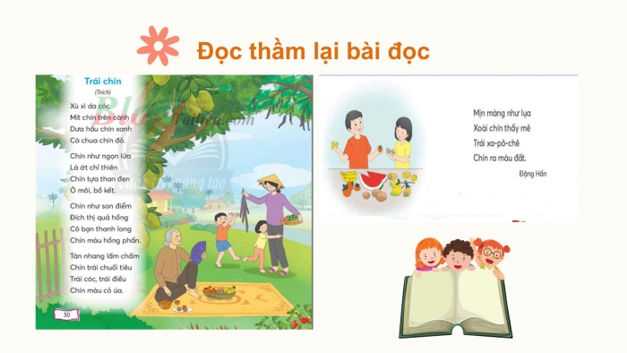 Giáo án điện tử Tiếng Việt 2 chân trời Bài 3: Đọc Trái chín