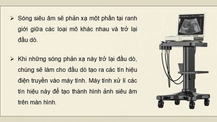 Giáo án điện tử chuyên đề Vật lí 12 cánh diều Bài 2: Siêu âm và cộng hưởng từ