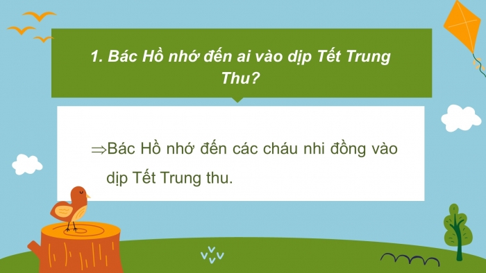 Giáo án điện tử Tiếng Việt 2 chân trời Bài 2: Đọc Thư Trung thu, Nghe – viết Thư Trung thu, Phân biệt uy/uyu, l/n, ươn/ương