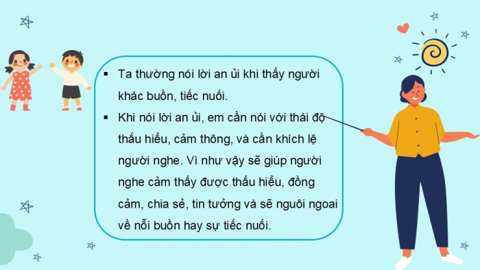 Giáo án điện tử Tiếng Việt 2 chân trời Bài 2: Mở rộng vốn từ Đất nước, Nói và đáp lời an ủi, lời mời