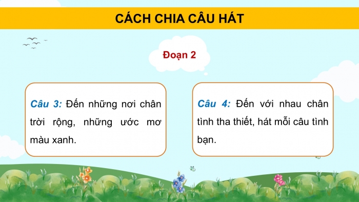 Giáo án điện tử Âm nhạc 9 chân trời Bài 9: Hát Bay đến ước mơ, Nhạc cụ thể hiện tiết tấu