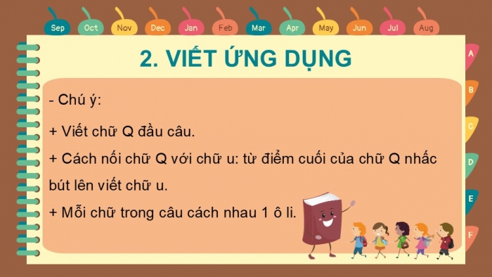 Giáo án điện tử Tiếng Việt 2 kết nối Bài 1: Chữ hoa Q