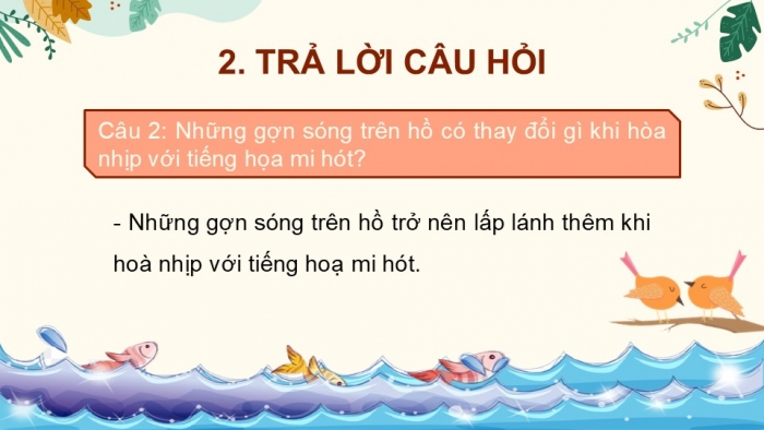 Giáo án điện tử Tiếng Việt 2 kết nối Bài 3: Hoạ mi hót