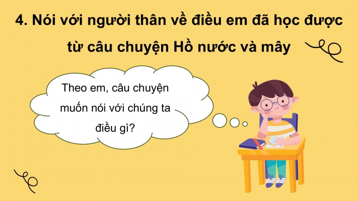 Giáo án điện tử Tiếng Việt 2 kết nối Bài 3: Kể chuyện Hồ nước và mây