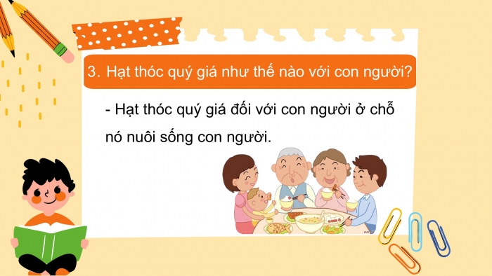 Giáo án điện tử Tiếng Việt 2 kết nối Bài 7: Hạt thóc