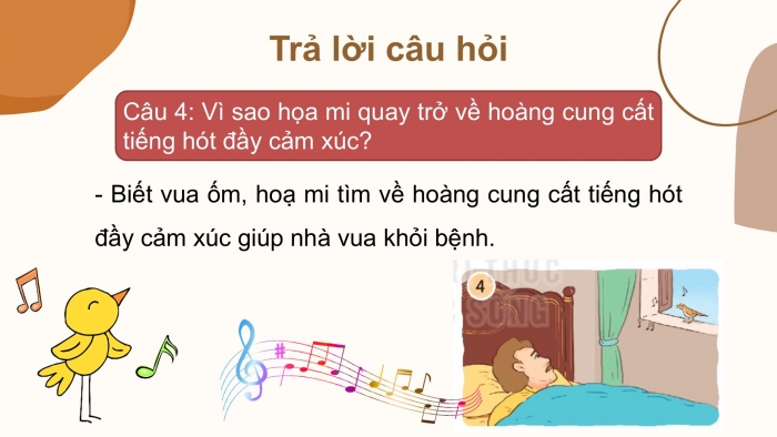 Giáo án điện tử Tiếng Việt 2 kết nối Bài 9: Kể chuyện Cảm ơn hoạ mi