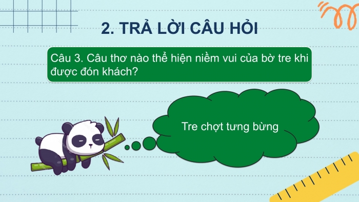 Giáo án điện tử Tiếng Việt 2 kết nối Bài 12: Bờ tre đón khách