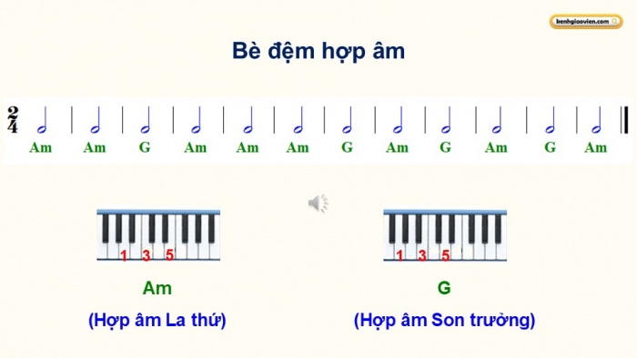 Giáo án điện tử Âm nhạc 9 cánh diều Bài 8 Tiết 2: Thể hiện tiết tấu, ứng dụng đệm cho bài hát Dòng sông quê hương, Ôn tập Bài hoà tấu số 4, Trải nghiệm và khám phá Thể hiện mẫu tiết tấu bằng cốc nhựa